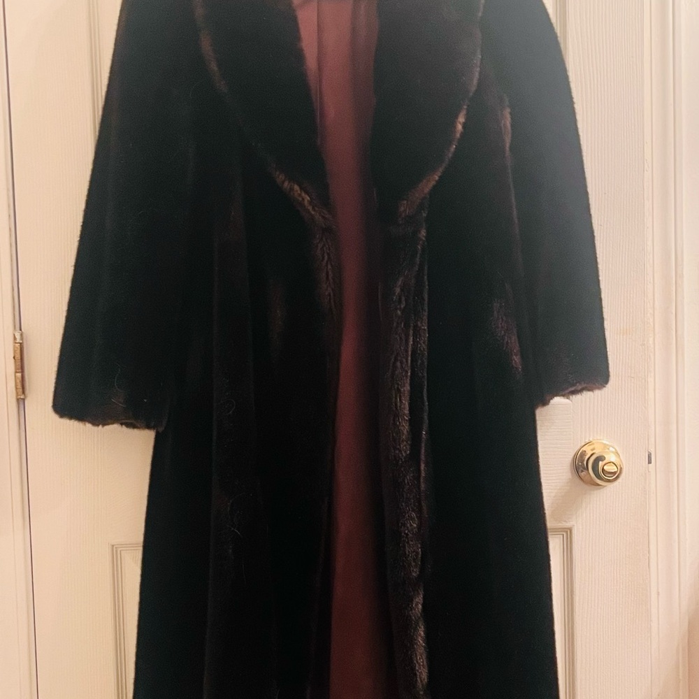 Vintage Intrigue Faux Fur Coat